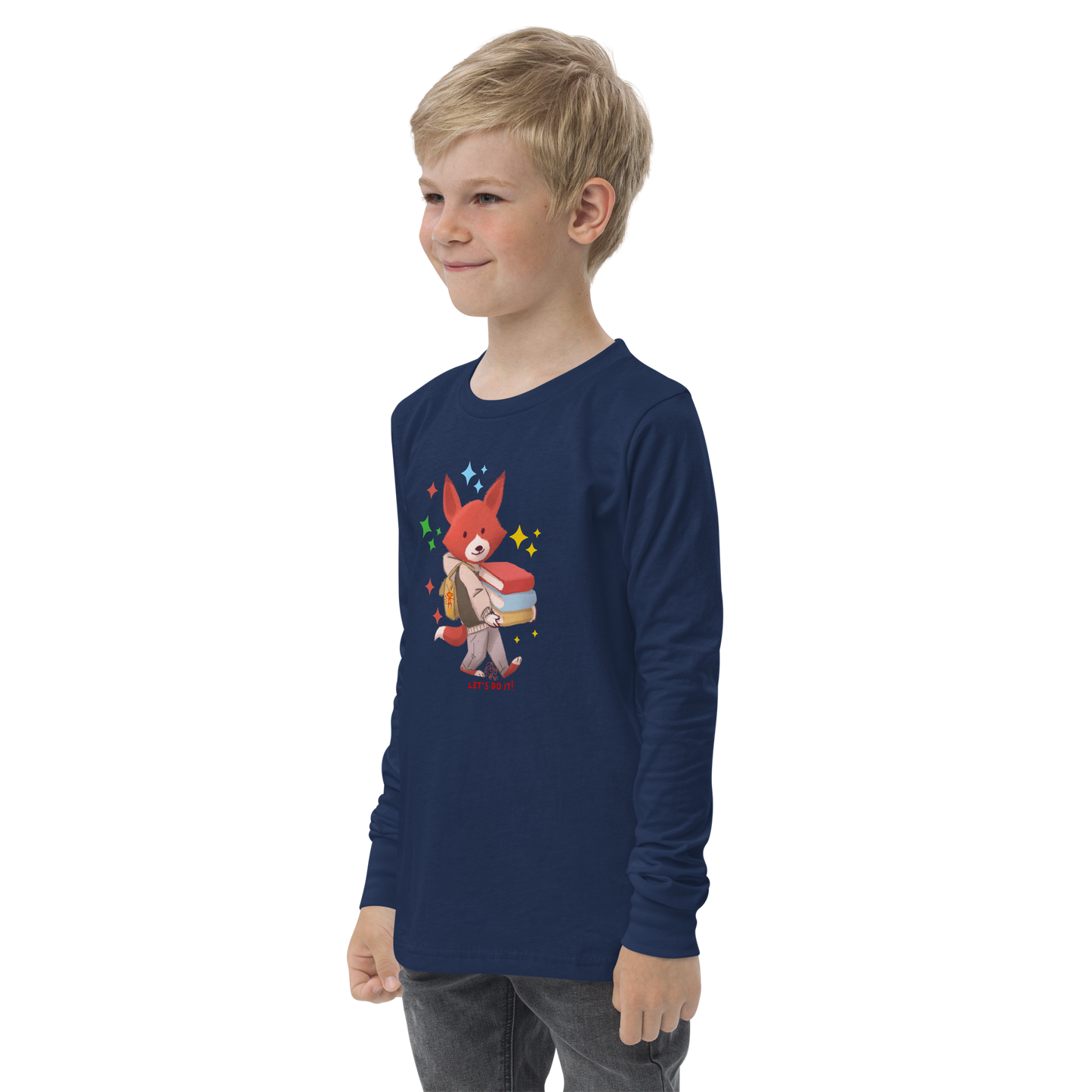 Let's Do It Tiger long sleeve youth t-shirt